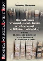 Okładka książki Stan zachowania wybranych starych druków