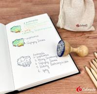 Opakowanie Stempel mapa Polski - pasy rzeźby terenu