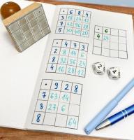 Opakowanie Stempel mnożenie w kratkach do 100
