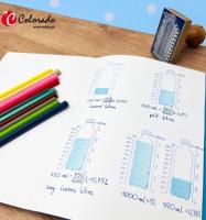 Opakowanie Stempel pojemność butelka edukacyjna