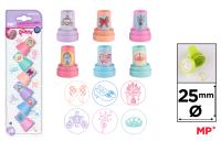 Stempelki dla dzieci Księżniczka 6szt. Wydawca: MP Main Paper. SmakLiter.pl Opakowanie Stempelki dla dzieci Księżniczka 6szt