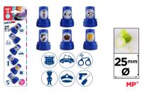 Opakowanie Stempelki dla dzieci Policja 6szt