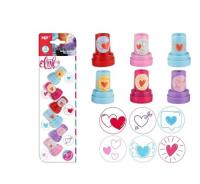 Opakowanie Stempelki dla dzieci Serduszka 6szt