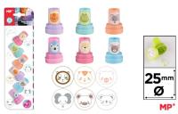 Opakowanie Stempelki dla dzieci Zwierzątka 6szt