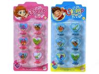 Stempelki serduszka zwierzęta MIX. Wydawca: ADAR. SmakLiter.pl Opakowanie Stempelki serduszka zwierzęta MIX