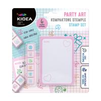 Opakowanie Stemple kompaktowe party 6 kolorów Kidea