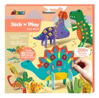 Stick N Play - Świat dinozaurów. Wydawca: AVENIR. SmakLiter.pl Opakowanie Stick N Play - Świat dinozaurów