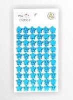 Opakowanie Stiker Gwiazdka piankowy niebieski