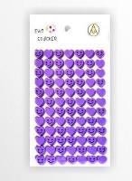 Opakowanie Stiker z elementami z pianki fioletowy