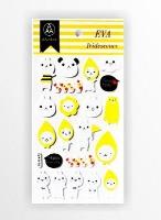 Opakowanie Stiker z elementami z pianki z lekkim brokatem