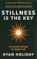 Stillness is the Key. Autor: Ryan Holiday. SmakLiter.pl Okładka książki Stillness is the Key