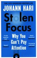 Stolen Focus Why You Can't Pay. Autor: Hari Johann. SmakLiter.pl Okładka książki Stolen Focus Why You Can't Pay