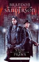 Stop prawa. Autor: Brandon Sanderson. SmakLiter.pl Okładka książki Stop prawa