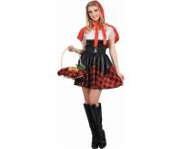 Opakowanie Strój dla dorosłych czerwony kapturek rozm. S