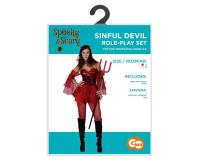 Opakowanie Strój dla dorosłych Grzeszna Diablica rozm. S