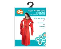 Opakowanie Strój dla dorosłych Księżniczka czerwona rozm. M