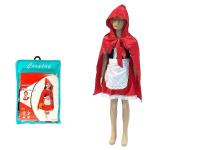 Opakowanie Strój karnawałowy czerwony kapturek r. 120-130cm
