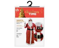 Opakowanie Strój Mikołaja welurowy rozm. uniwersalny