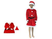 Opakowanie Strój Pani Mikołajowej welurowy 10-13lat