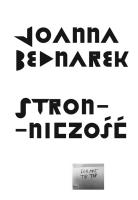 Stronniczość. Autor: Bednarek Joanna. SmakLiter.pl Okładka książki Stronniczość