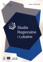 Studia Regionalne i Lokalne 1/2024 (95). Wydawca: Scholar. SmakLiter.pl Opakowanie Studia Regionalne i Lokalne 1/2024 (95)