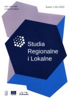 Studia Regionalne i Lokalne 1 ( 91) 2023. Wydawca: Scholar. SmakLiter.pl Opakowanie Studia Regionalne i Lokalne 1 ( 91) 2023