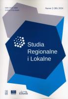 Studia Regionalne i Lokalne 2/2024 (96). Wydawca: Scholar. SmakLiter.pl Opakowanie Studia Regionalne i Lokalne 2/2024 (96)