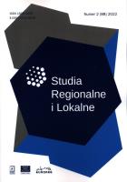 Studia Regionalne i Lokalne 2 (88) 2022. Wydawca: Scholar. SmakLiter.pl Opakowanie Studia Regionalne i Lokalne 2 (88) 2022