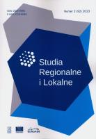 Studia Regionalne i Lokalne 2 ( 92) 2023. Wydawca: Scholar. SmakLiter.pl Opakowanie Studia Regionalne i Lokalne 2 ( 92) 2023