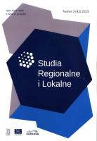 Studia Regionalne i Lokalne 3 ( 93) 2023. Wydawca: Scholar. SmakLiter.pl Opakowanie Studia Regionalne i Lokalne 3 ( 93) 2023