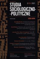 Opakowanie Studia Socjologiczno-Polityczne 2/15/2021