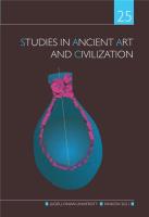 Okładka książki Studies in Ancient Art and Civilization 2021, nr25