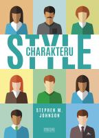 Style charakteru. Autor: Stephen M. Johnson. SmakLiter.pl Okładka książki Style charakteru