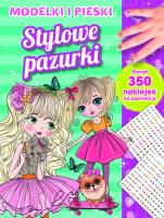 Stylowe pazurki. Modelki i pieski. Autor:   Praca zbiorowa. SmakLiter.pl Okładka książki Stylowe pazurki. Modelki i pieski
