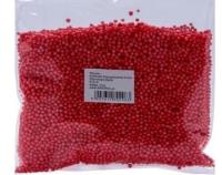 Opakowanie Styropianowe kulki 4mm czerwone 100g