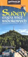 Sudety mapa wież widokowych 1:200 000. Autor:   Praca zbiorowa. SmakLiter.pl Okładka książki Sudety mapa wież widokowych 1:200 000
