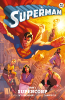 Superman. Supercorp. Tom 1. Autor: Joshua Williamson, Jamal Campbell. SmakLiter.pl Okładka książki Superman. Supercorp. Tom 1