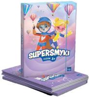 Supersmyki. Poziom A+ Czterolatek Pakiet. Autor: Opracowanie zbiorowe. SmakLiter.pl Okładka książki Supersmyki. Poziom A+ Czterolatek Pakiet