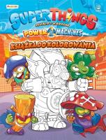 Okładka książki SuperZings. Książka do kolorowania