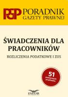Okładka książki Świadczenia dla pracowników