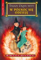 Świat Dysku. W północ się odzieję. Autor: Terry Pratchett. SmakLiter.pl Okładka książki Świat Dysku. W północ się odzieję