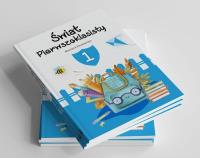 Świat pierwszoklasisty. Autor: Marzena Pawłowska. SmakLiter.pl Okładka książki Świat pierwszoklasisty