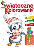 Świąteczne kolorowanki. Kolorowanka. Autor: Matusiak Monika. SmakLiter.pl Okładka książki Świąteczne kolorowanki. Kolorowanka