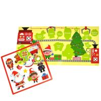 Opakowanie Świąteczne naklejki z planszą