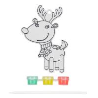 Opakowanie Świąteczny witrażyk z farbkami