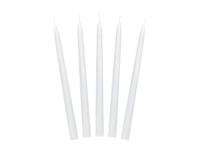 Opakowanie Świeca stożkowa matowa biały 24cm 10szt