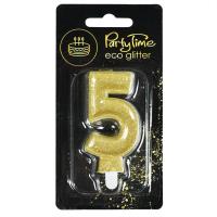 Opakowanie Świeczka 5 eko-brokat