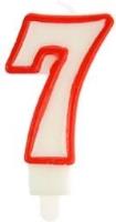 Opakowanie Świeczka 7 czerwona