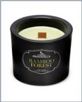 Świeczka sojowa Bamboo Forest czarna 170g. Wydawca: Pavoncella. SmakLiter.pl Opakowanie Świeczka sojowa Bamboo Forest czarna 170g