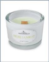 Świeczka sojowa Bergamot biała 170g. Wydawca: Pavoncella. SmakLiter.pl Opakowanie Świeczka sojowa Bergamot biała 170g